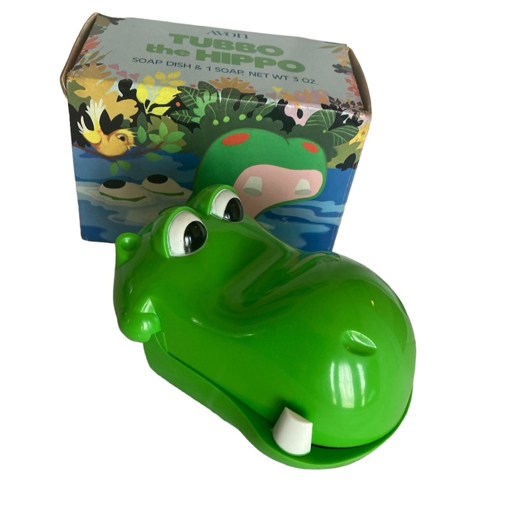 AVON Tubbo the Hippo Soap Dish and Children’s Soap